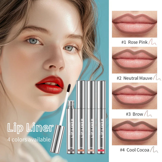 4 Colors Peel Off Lip Liner Waterproof Long Lasting Lipliner Pencil Moisturising Lips Gloss Tattoo Lipgloss Lipsticks Cosmetics Good Vibrations