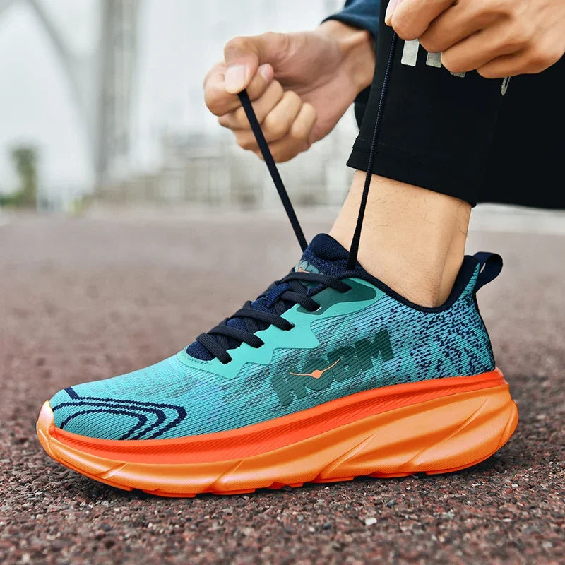 Men Sneakers Marathon Men Sports Running Sports Shoes Breathable Lightweight Women's Comfortable Athletic Shoe Nonskid Sneakers Good Vibrations