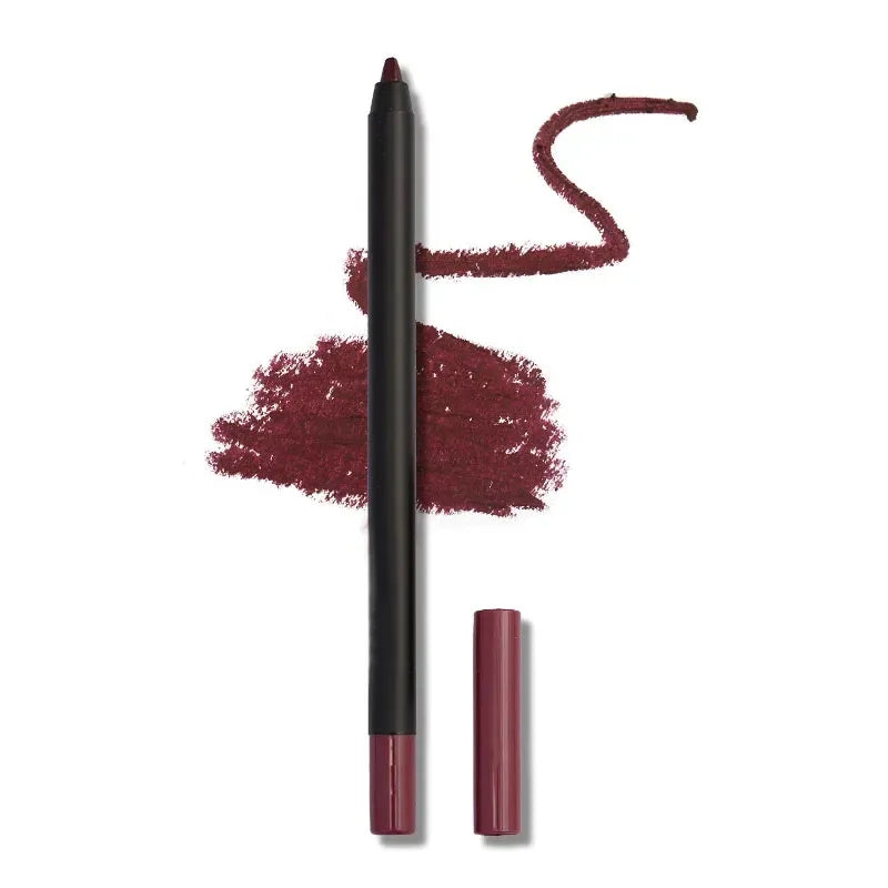 12 Color Matte Brown Lip Liner Waterproof Long Lasting Moisturizing Sexy Lip Pencil Women Natural Lipstick Makeup Lip Cosmetics Good Vibrations
