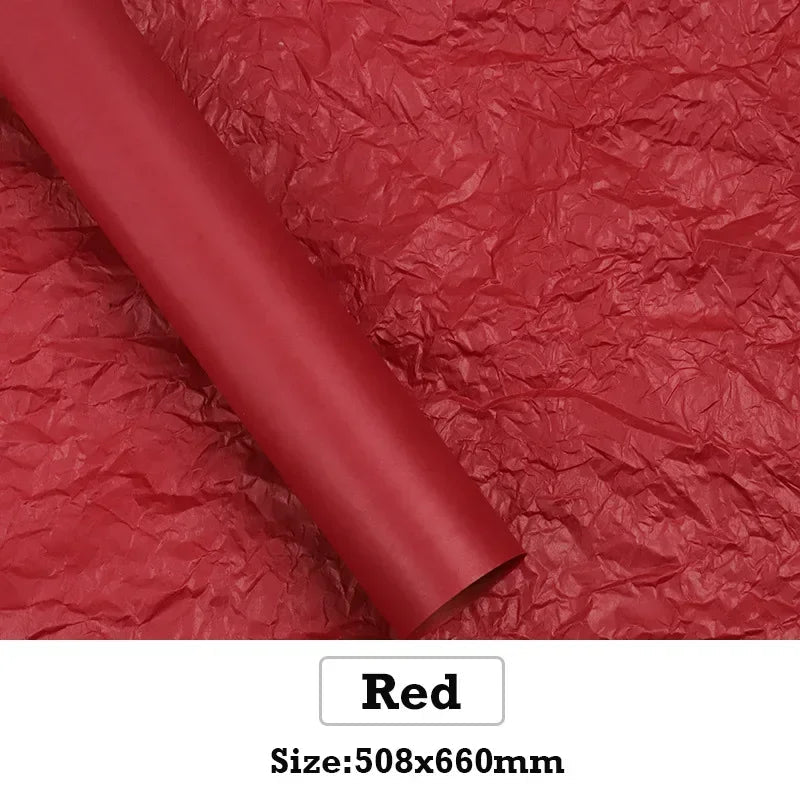 10pcs 50*66cm Flower Wrapping Paper Flower Bouquet DIY Craft Paper Wedding Birthday Baby Shower Party Gift Packing Supplies Good Vibrations