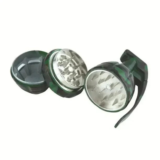 Herb Grinder Creative Grenade Shape Metal Zinc Alloy Tobacco Smoke Spice 3 Lays Spices Grinders Tools Smoking Accessories Good Vibrations Adult Super Store