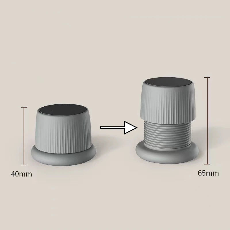 Headboard Stoppers for Wall, 40-65mm Adjustable Wall Bed Stoppers, Threaded Headboard Pad, Easy Install forBeds, Cabinets, Sofas Good Vibrations