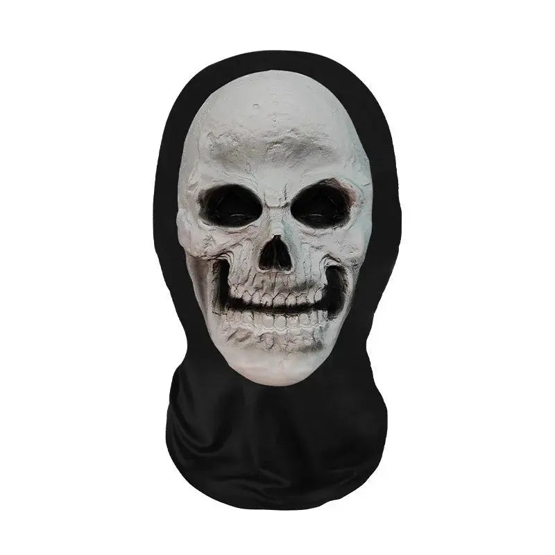 Halloween Ghost Face 3D Mask Balaclava Full Face Elastic Mesh Breathable Skull Headcovers Horror Party Halloween Cosplay Props Good Vibrations
