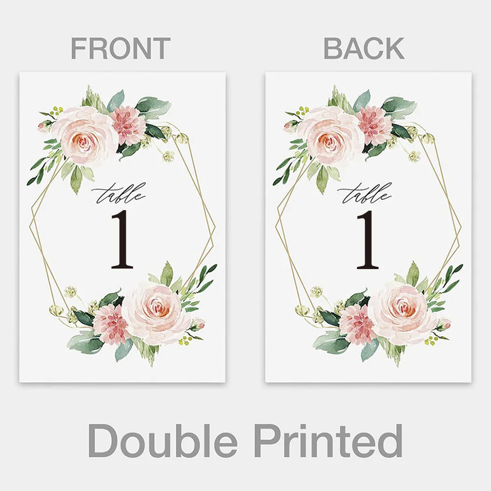 26 Pcs Wedding Table Numbers, 4x6 in Table Numbers for Wedding Reception 0-25,  Rustic Weddings, Receptions, Parties, & Events Good Vibrations