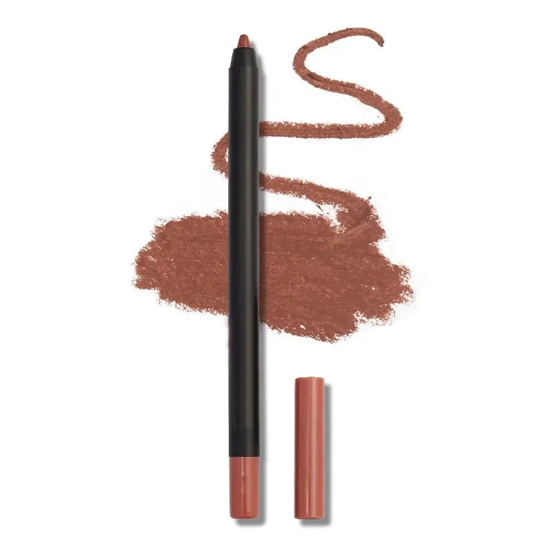 12 Color Matte Brown Lip Liner Waterproof Long Lasting Moisturizing Sexy Lip Pencil Women Natural Lipstick Makeup Lip Cosmetics Good Vibrations