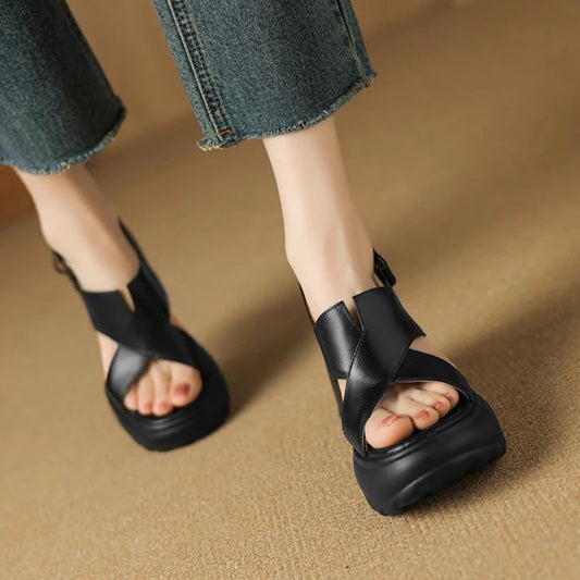 High Heels Women Sandals Platform Fashion Shoes Elegant New Walking Trend Slippers Pumps Dress Comfort New Mujer Zapatillas Good Vibrations