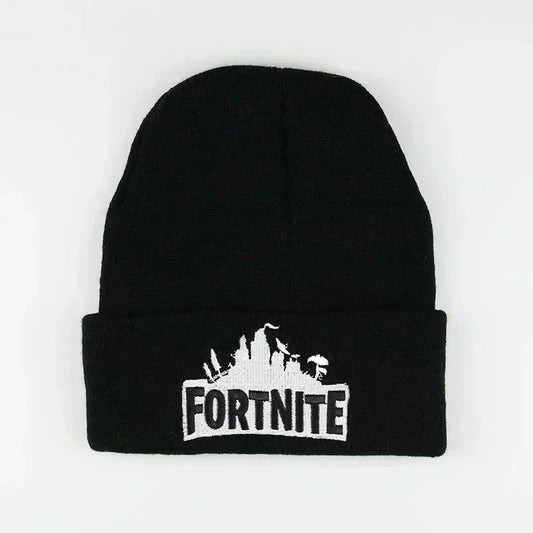 Fortnite Hats Knitted Solid Cute Anime Hat Lady Autumn Female Caps Warmer Bonnet Men Casual Cap Good Vibrations