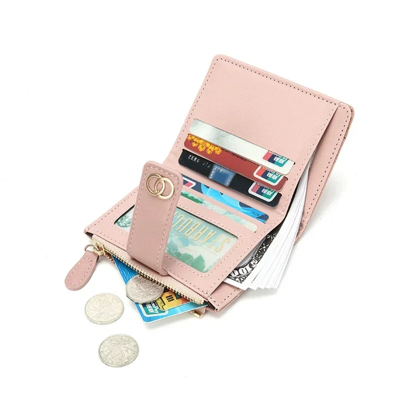 Women's Wallet Zipper&Hasp cute wallet Student Small PU Wallet Coin Purse Fashion Women Card Holder Lovely Money Bag Good Vibrations