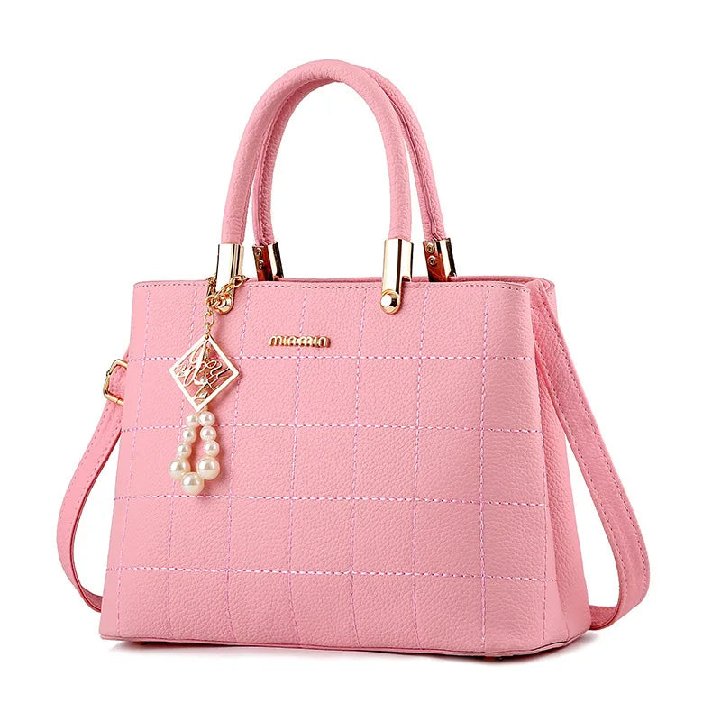 Luxury Design Pu Leather Women Purse and Handbag Bags for 2025 New Female Shopper Shoulder Crossbody Bags Bolsa Feminina Good Vibrations