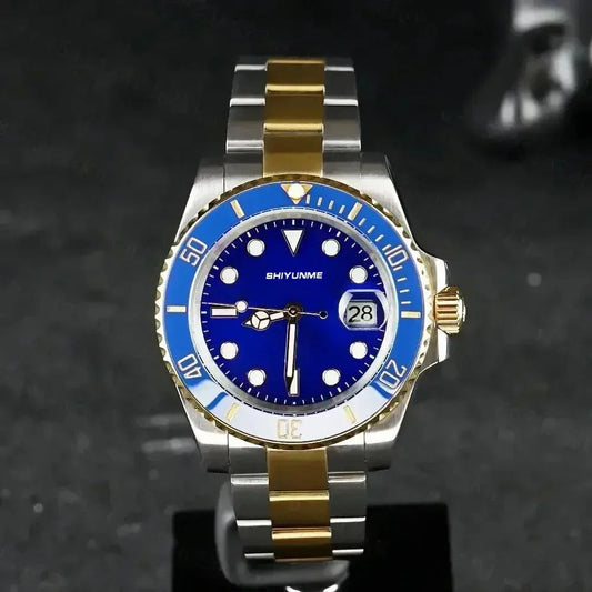 WATCH1 Store  Men's 904L Automatic Mechanical Watch Stainless Steel Bracelet Ceramic Waterproof Sapphire Glass Good Vibrations