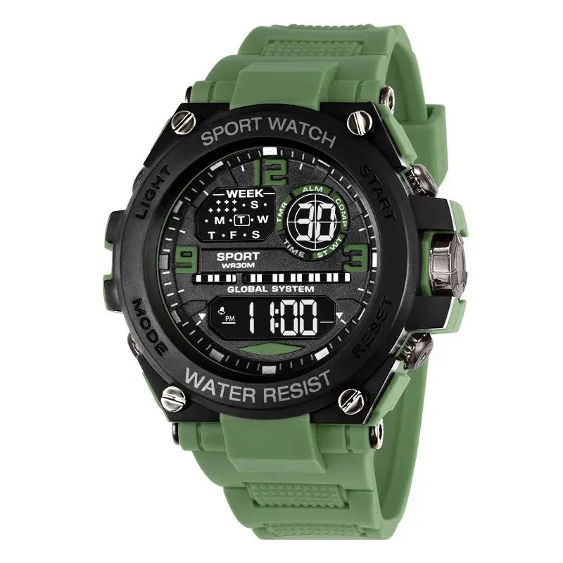 Top Luxury Electronic Watch for Man Outdoor Sport Watch Stopwatch Waterproof Calendar Digital Clock 24355 Good Vibrations