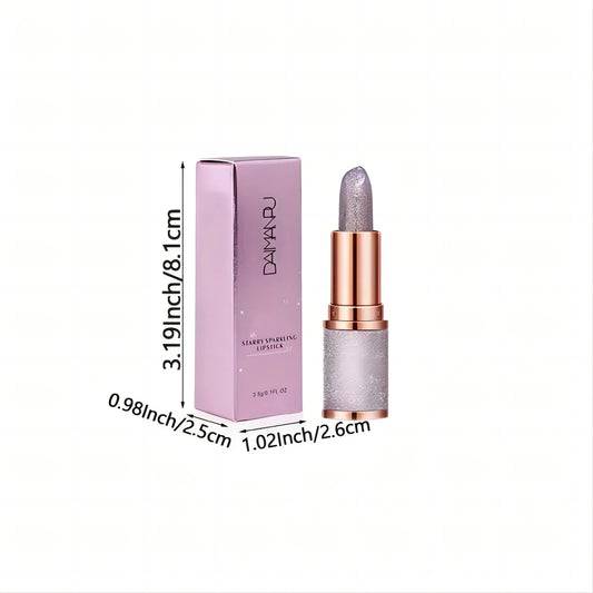 Rose smoke powder, bright starry sky, glossy velvet texture, durable, make your lips shiny, waterproof, anti-fouling. Good Vibrations