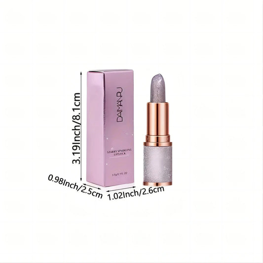 Rose smoke powder, bright starry sky, glossy velvet texture, durable, make your lips shiny, waterproof, anti-fouling. Good Vibrations