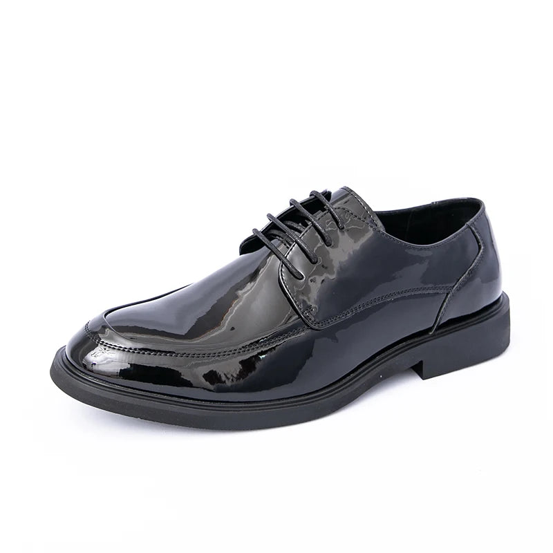 Men's Formal Dress Shoes Elegant Casual Business Luxury Italian Leather Skin Male Social Shoes Original
