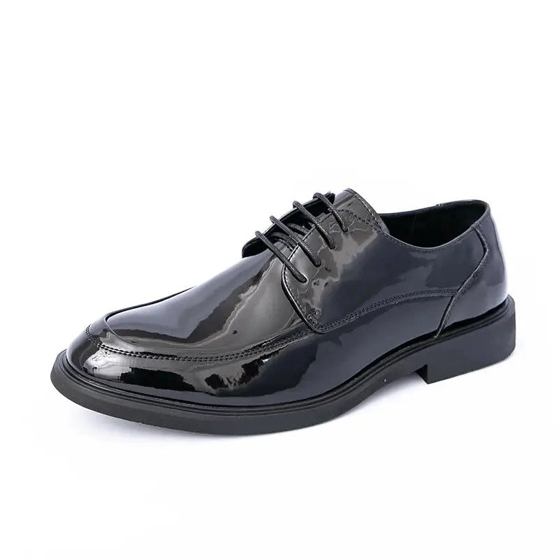 Men's Formal Dress Shoes Elegant Casual Business Luxury Italian Leather Skin Male Social Shoes Original Good Vibrations