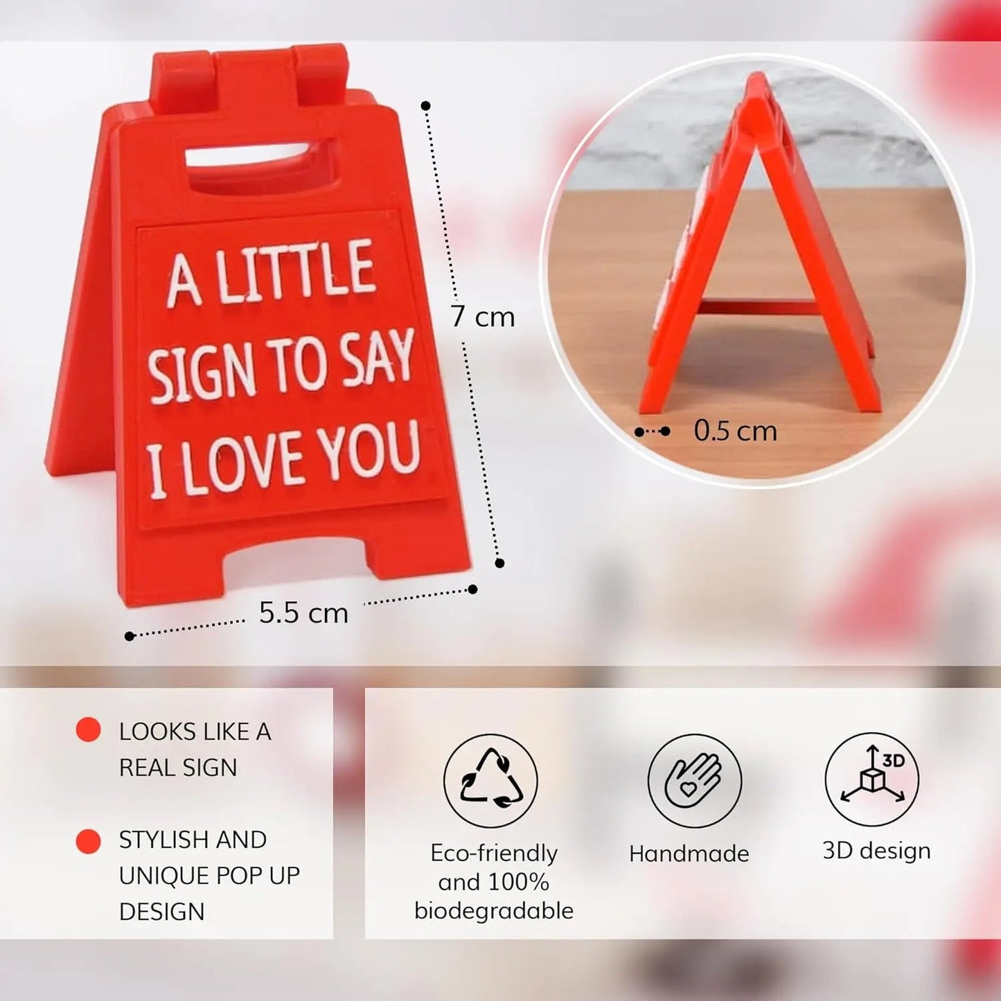 Valentines Day Gifts Romantic I Love You Sign Fun Boyfriend Valentine Day Gift Cute Birthday, Wedding Gift for Girlfriend, Wife Good Vibrations