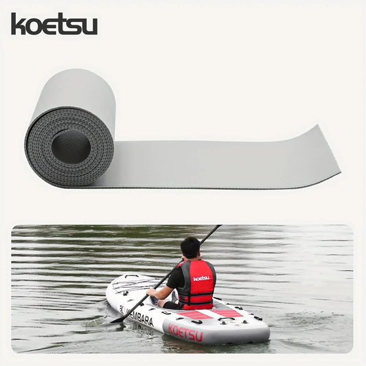 KOETSU Double-Sided PVC Middle Net 0.7mm 2" x 3.94" Kayak Repair Patch, Paddle Board Dinghy and Inflatable Boat Repair Patch