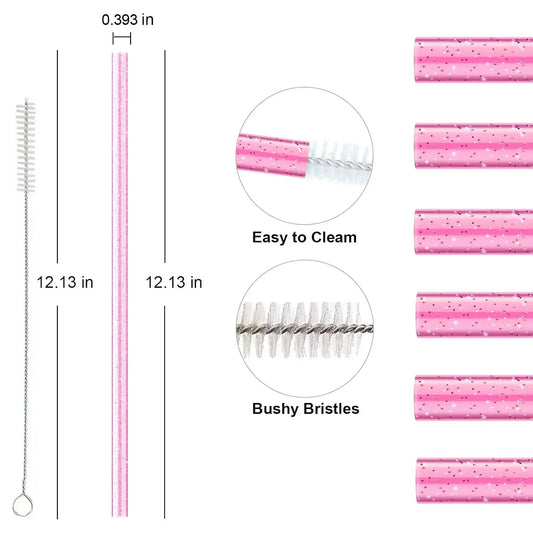 10PCS Accessories Set for Stanley Cup, 2 Straw and Brush and 1 Flower Charm Chain 3 Spill Proof Stopper Flowers Straw Cover Boot Good Vibrations