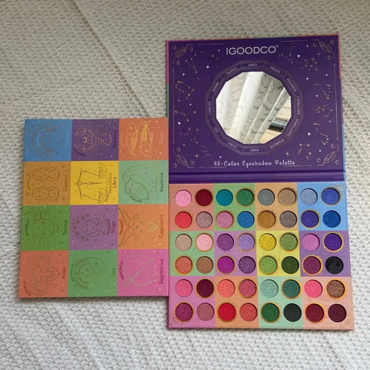 96 Colors Eye Shadow Plate Shimmer Matte Sequin Eyeshadow Colorful Stage Ball Dedicated Neon Eyeshadow Palette Make Up Good Vibrations