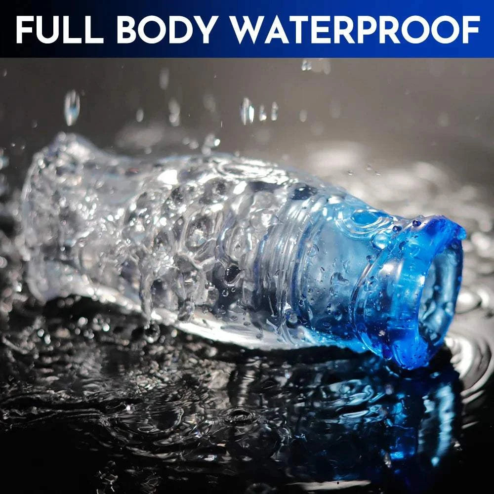 Male Masturbator Cup - Soft Silicone Transparent Vagina Toy