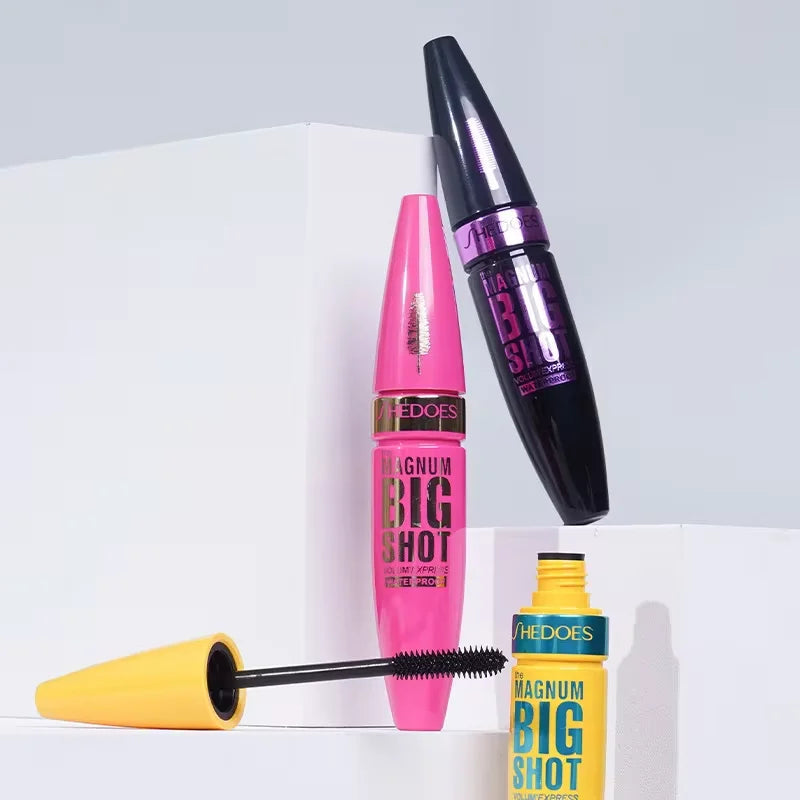 Black Thick eye black Lengthened Waterproof Sweat proof Lasting Lasting Lasting Mascara Setting Cream Good Vibrations