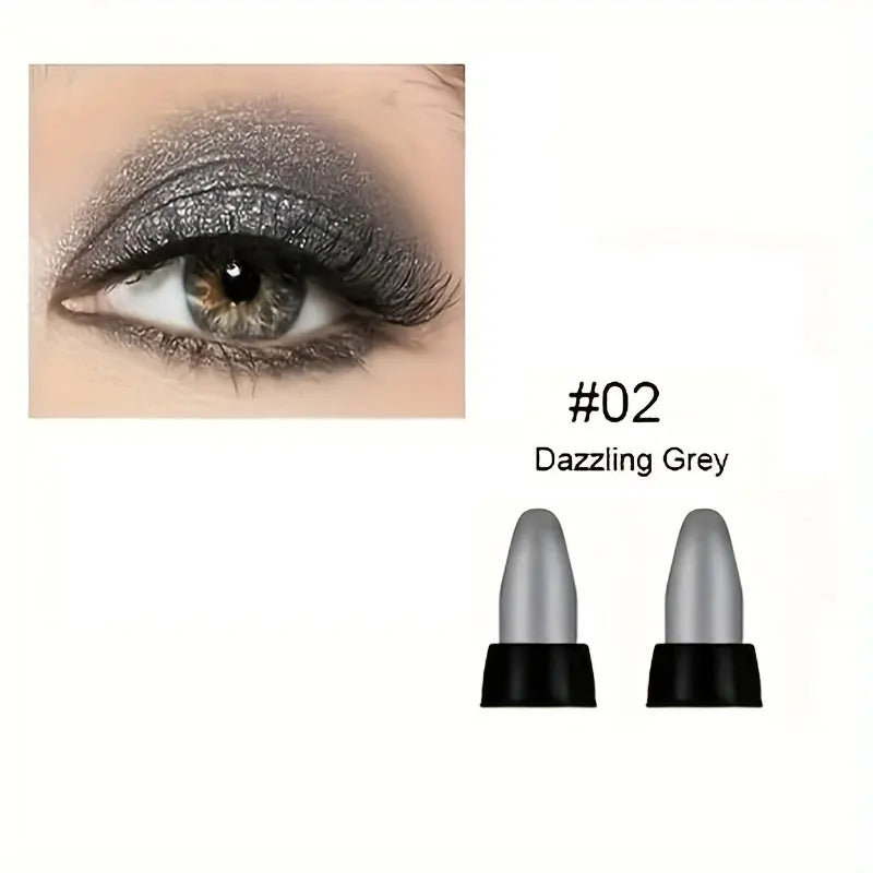 16 Colors Pearlescent Eyeliner, Color Glitter Waterproof Long-Lasting Eye Makeup Non-smudge Eyeliner Good Vibrations