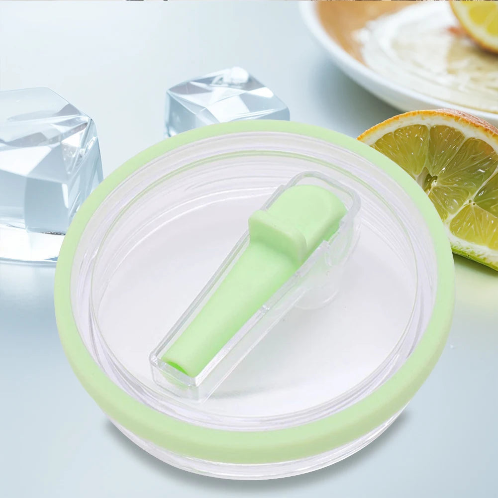 40Oz Tumbler Flip Straw Lid Replacement Spill Proof Resistant Tumbler Lid Reusable Spray Proof Tumbler Cover for stanley Cug Good Vibrations Adult Super Store
