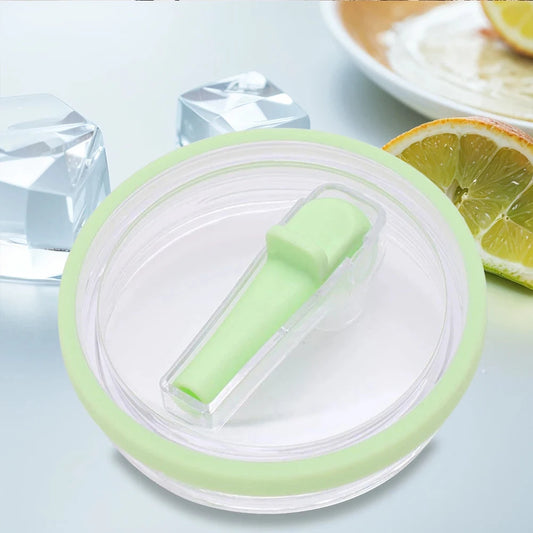 40Oz Tumbler Flip Straw Lid Replacement Spill Proof Resistant Tumbler Lid Reusable Spray Proof Tumbler Cover for stanley Cug Good Vibrations Adult Super Store
