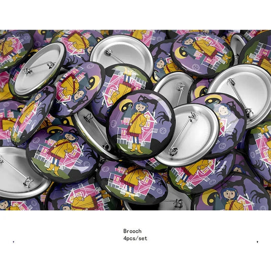 Coraline Birthday Party Decorations Supplies Coraline Balloons Decoration Happy Birthday Disposable Tableware Paper Party for Ki Good Vibrations