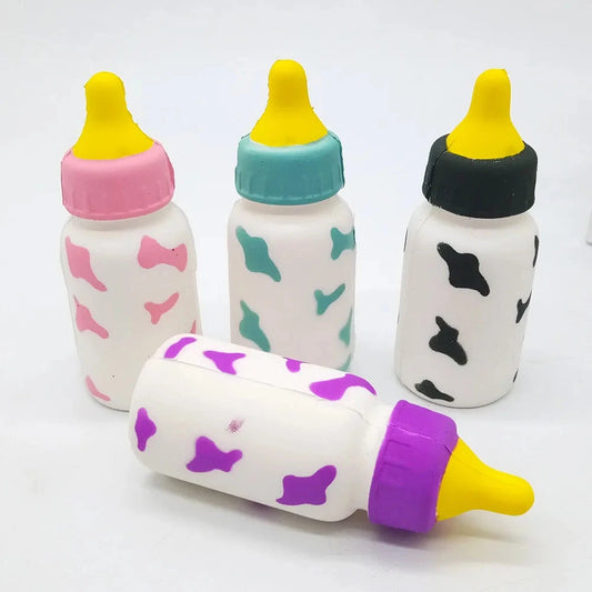 squishys baby bottle Slow Rising Gags Practical Jokes Toy Squish Antistress Squishies Squeeze Food Wholesale Good Vibrations