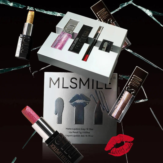 Long Lasting Lipstick Waterproof Moisturizing Ultra Shiny Diamond Pearl Lip Glaze Matte Lip Liner Makeup Kit Makeup Cosmetics Good Vibrations