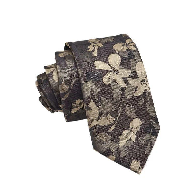 35 Styles Men's Silk Ties Jacquard Dot Floral 8cm Necktie Accessories Daily Wear Shirt Suit Cravat Wedding Party Gifts Neck Tie Good Vibrations