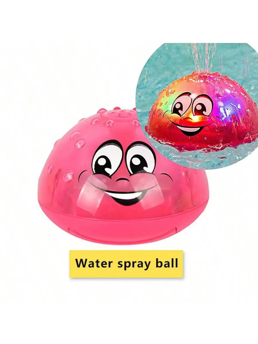 Bath Toy Ball Spray Light Rotating Shower Pool Children Toys Children Toddler Swimming Party Bathroom LED Light Toy Gift Good Vibrations