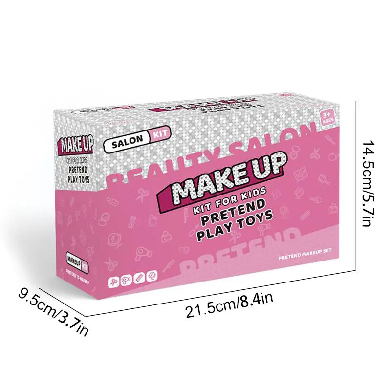 17pcs  Girls Beauty Salon Set, Pretend Play Hair Cutting Kit, Hairdresser Toy With Hair Dryer, Scissors, Barber Apron And Stylin Good Vibrations