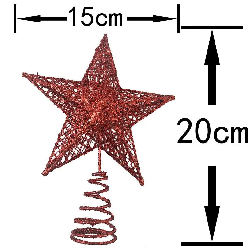 (1pcs/pack)15*20cm Gold And Silver Glitter Christmas Tree Children's Gift Decorations For Home Xmas Tree Ornaments Handmade DIY Good Vibrations