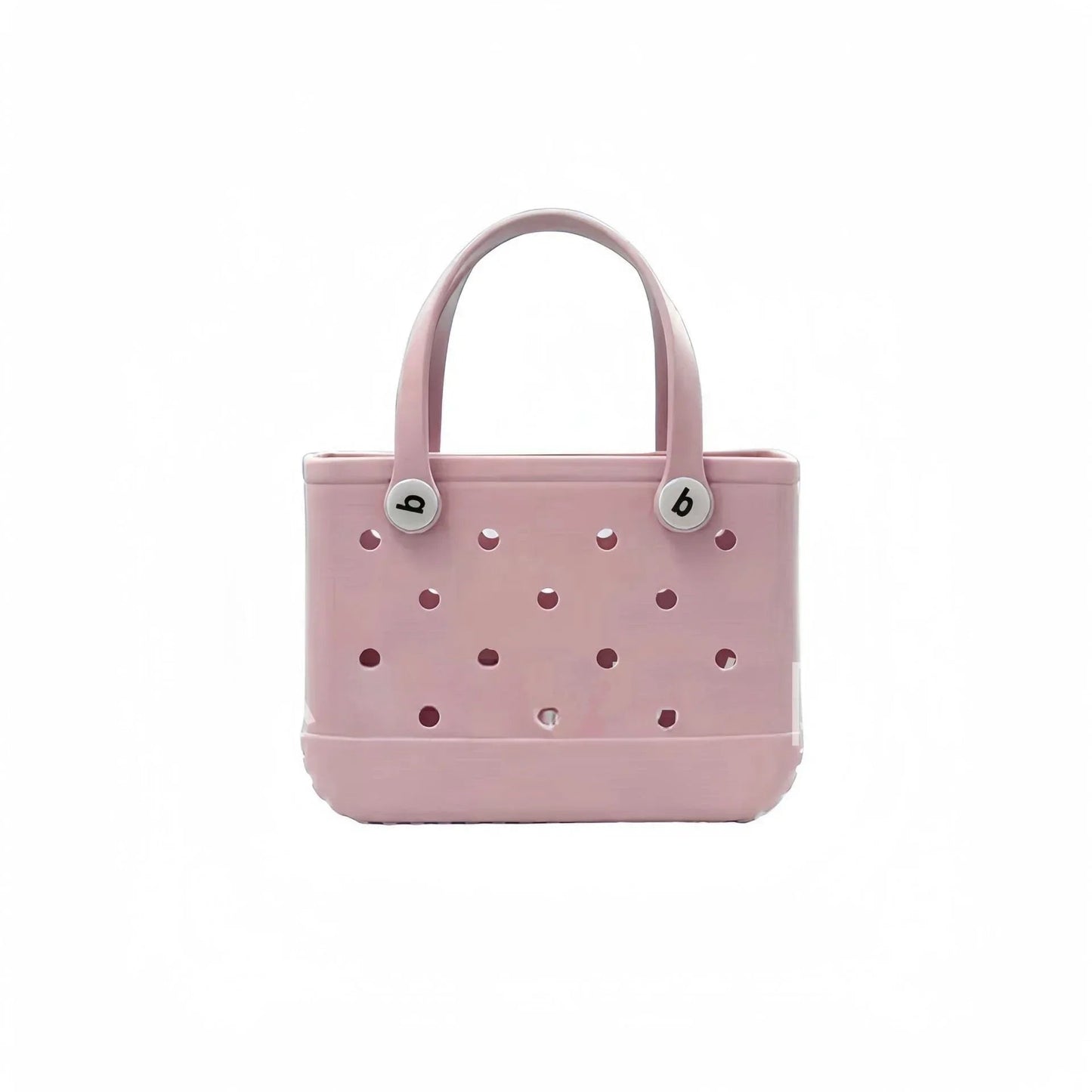 EVA Waterproof Summer Storage Basket Mini Kid Beach Bogg Bag Women Shopping Bag Picnic Rubber Jelly Tote Bogg Bag Kid Purses Good Vibrations