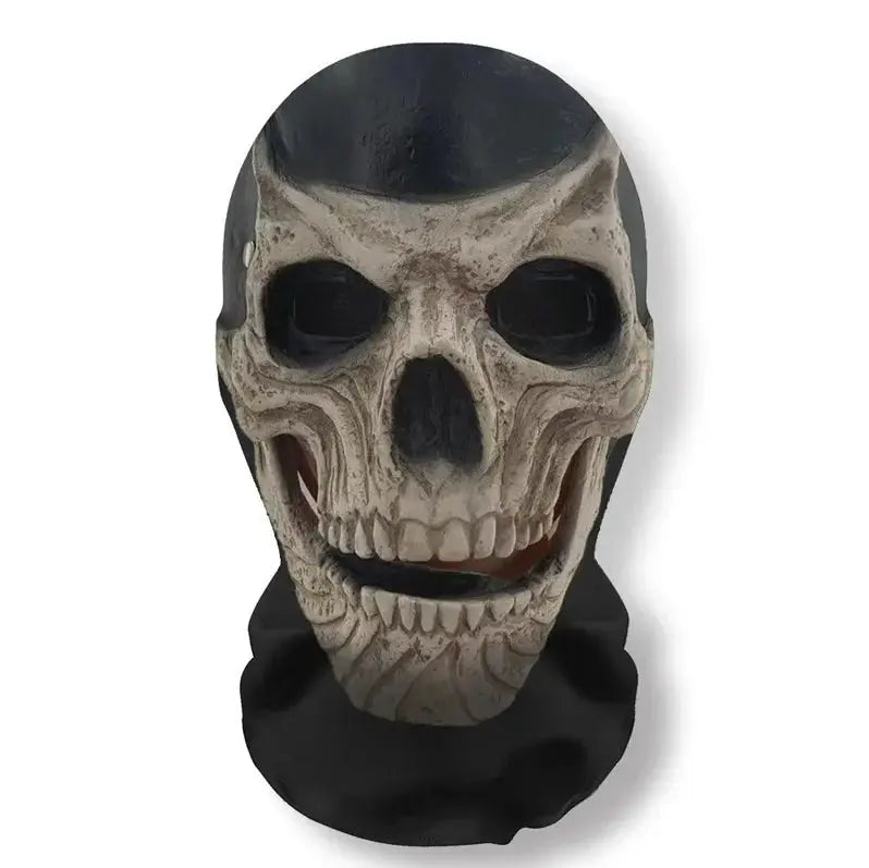 Halloween Ghost Face 3D Mask Balaclava Full Face Elastic Mesh Breathable Skull Headcovers Horror Party Halloween Cosplay Props Good Vibrations