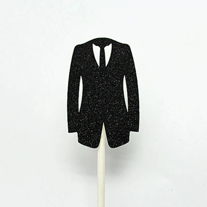 Bride Groom Dress Cake Topper Wedding Decor Propose Marry Marriage Anniversary to Be Bride Bachelor Party Cake Baking Decorating Good Vibrations