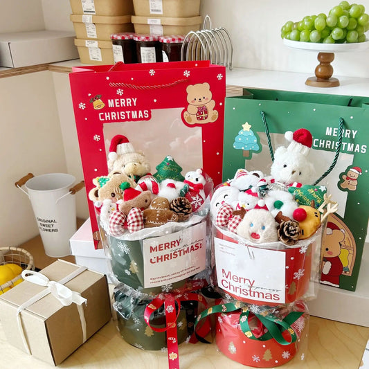 Christmas gift, finished teddy bear bouquet, birthday gift, gift for teacher, girlfriend, best friend, bouquet, souvenir Good Vibrations