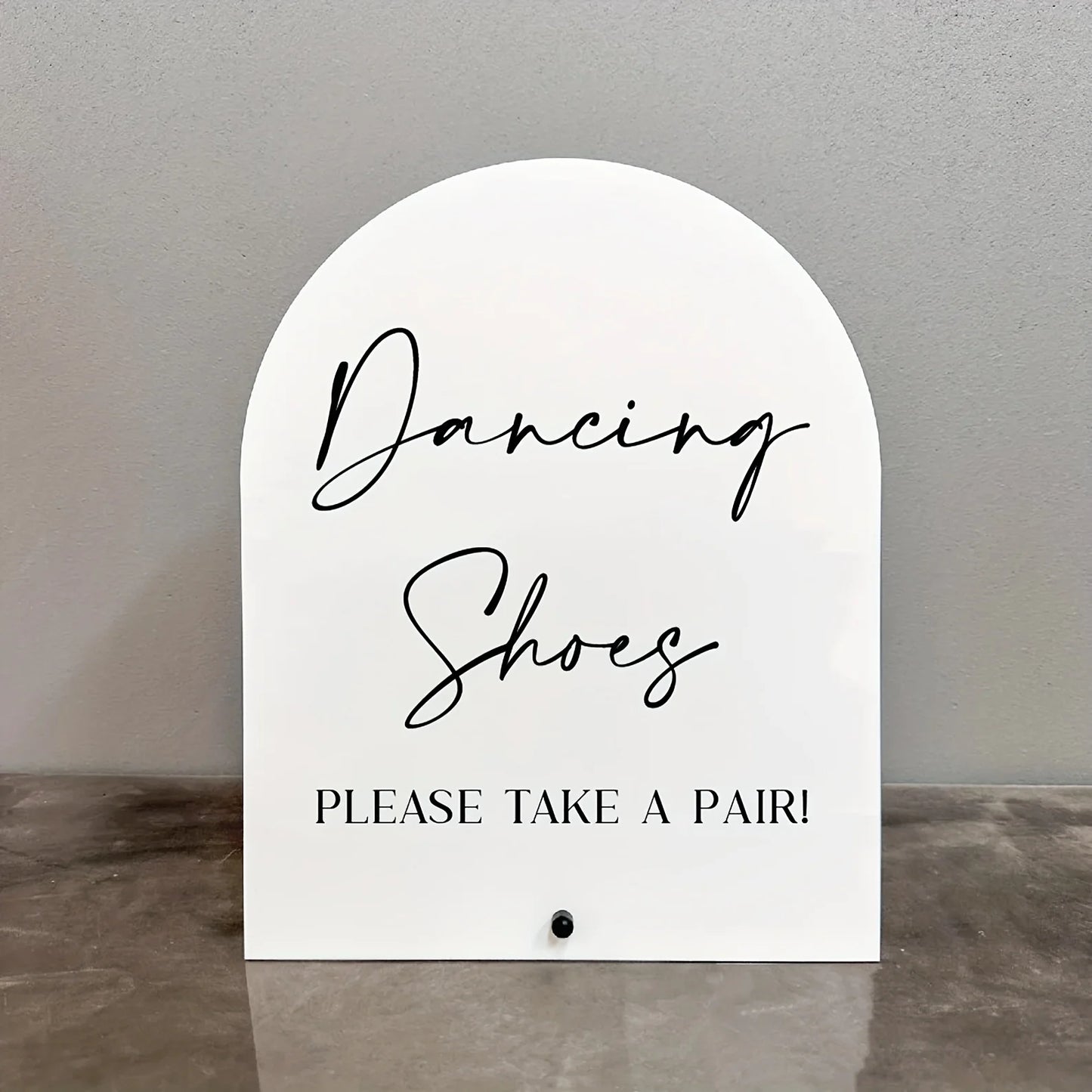 【Flat】Classic dance shoes acrylic sign, wedding, desktop, multi-purpose, 2D flat Good Vibrations
