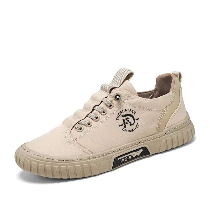 2025 Fashion Driving Walking Tennis Shoes for Male Men Casual Shoes Breathable Black Sneakers Skate Flats Comfortable Casual Good Vibrations