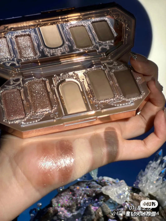 Flower Knows New Moonlight Mermaid Series 5 Colors Eyeshadow Palette 10g Good Vibrations