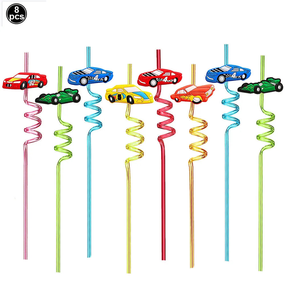 Two Fast Theme Disposable Tablecloth Racing Car Birthday Party Supplies Kids 2nd Birthday Party Decorations Good Vibrations