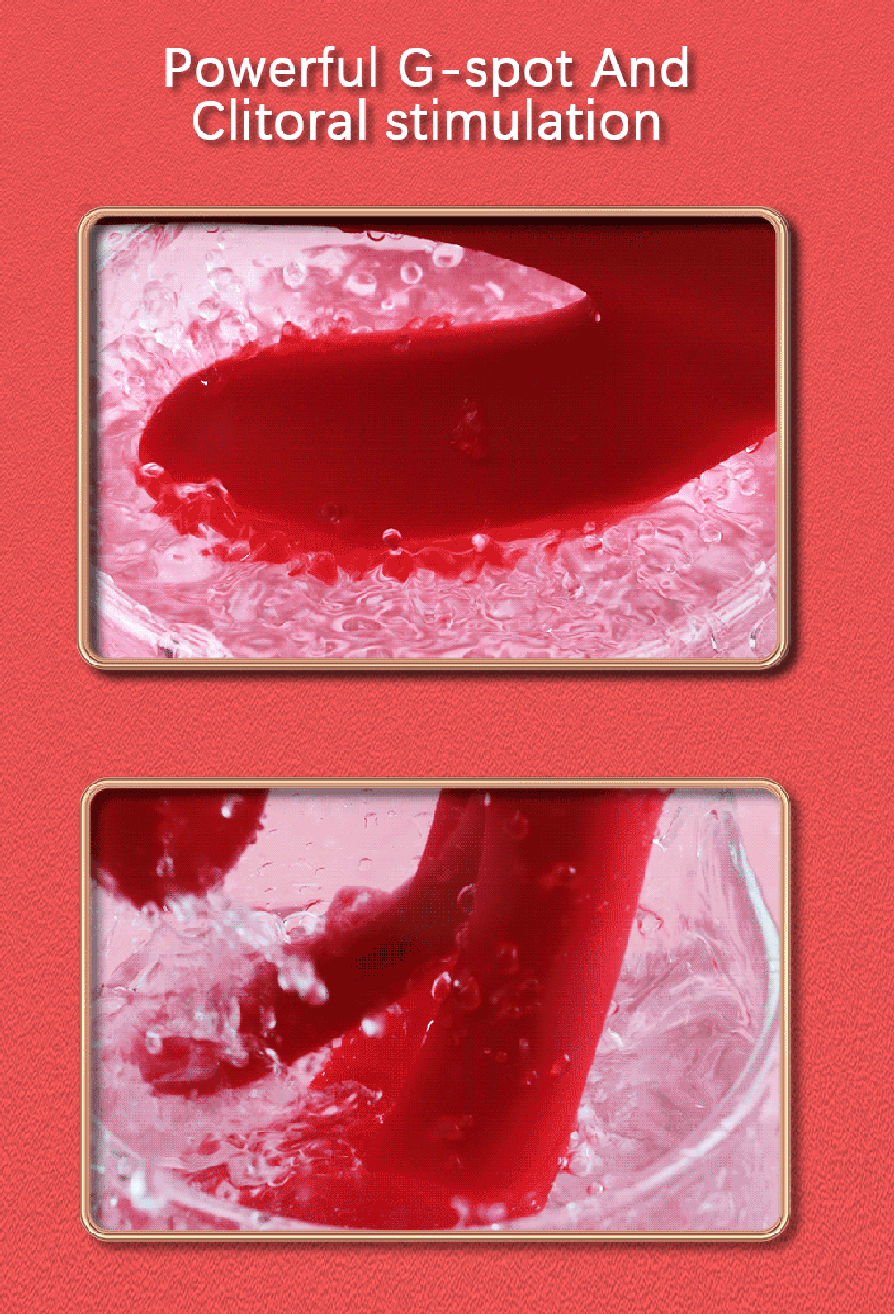 Women Clitoris Stimulator Powerful Rabbit Dildo Vibrator