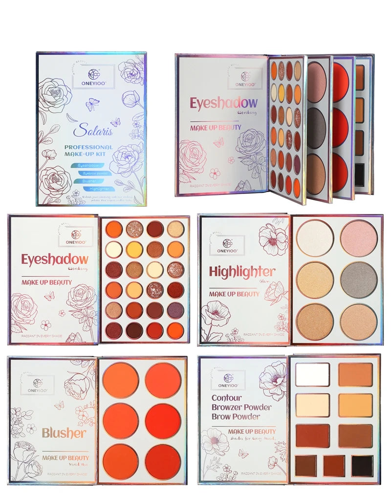 15 to 46 Colors Eyeshadow Palette Colorful Shimmer Eye Shadow Palettes Makeup for Face Eyes Gift for Girl Beginner Good Vibrations