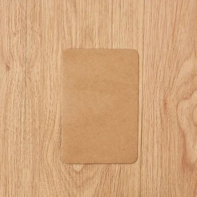 DIY Handmade Invitation Card 10PCS Blank Kraft Paper Gift Bouquet Message Card Folding Greeting Card For Festival Birthday Decor Good Vibrations