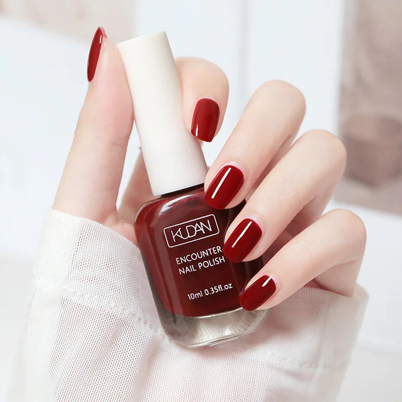 Air Dry Nail Polish 10ml 0.35 oz Water Based Non Toxic Odorless Quick Dry Toenail Finger Gel No Lamp Baking Nail Art Manicure Good Vibrations