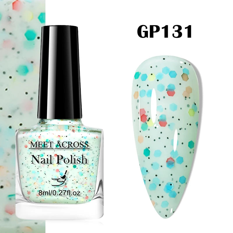 48 Colors Nail Polish Quick Dry No-bake Lasting Water-based Tearable Manicure Not Easy To Fade Semi-permanent Varnish Nail Art Good Vibrations
