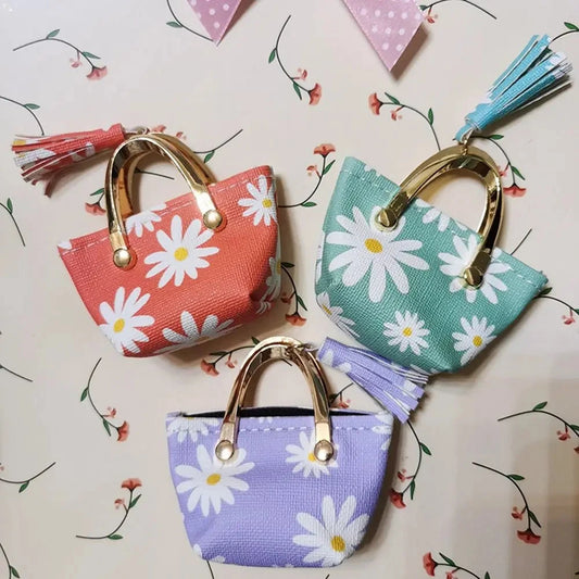 Fashion Miniature Handbag PU Leather Bag Lady Purse Shoulder Bag For 1/6 BJD Dolls Outfits Accessories Dollhouse Girls Gift Toys Good Vibrations