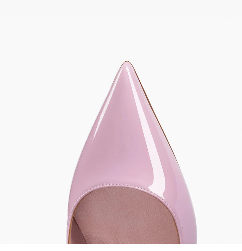 High heeled shoes for women 2024, pink slim heel, light lipstick base, sexy temperament, not tiring, single foot shoes Good Vibrations